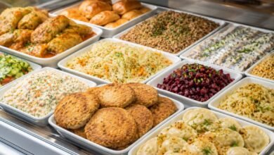 How to Use an Eastern European Deli Counter 50 Eastern European deli counter with kotleti, stuffed cabbage, salads, dumplings and prepared side dishes