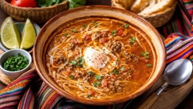 Best Sopa Criolla Near Me: Where to Find Peruvian Beef Soup in the United States 85 Authentic Peruvian sopa criolla with beef, thin noodles, tomato broth and a soft egg